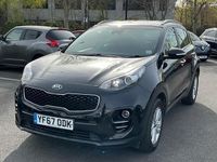 Begagnad Kia Sportage 2017 Svart SUV