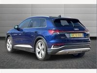 Used Audi Q4 e-tron S-Line 219 kW (299 HP) 2022 Navarra blue SUV