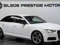 Used Audi A4 Black Edition 150 HP (110 kW) 2018 White Sedan