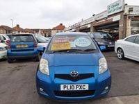 Used Toyota Yaris 99 HP (72 kW) 2010 Blue Hatchback