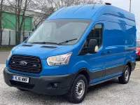 Used Ford Transit 155 HP (114 kW) 2016 Blue Van