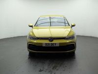 Used VW Golf VIII R-line 130 HP (95 kW) 2021 Yellow Hatchback