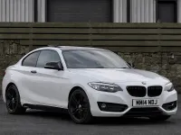 Begagnad BMW 220 Sport Line 2014 Vit Sportkupé