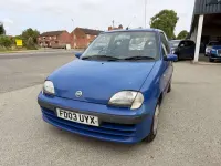 Used Fiat Seicento Active 2003 Blue Hatchback