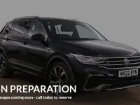 Used VW Tiguan Allspace R-line 150 HP (110 kW) 2022 Black SUV