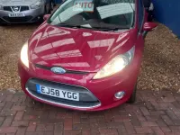 Second-hand Ford Fiesta Titanium 96 CP (70 kW) 2009 Roșu Hatchback