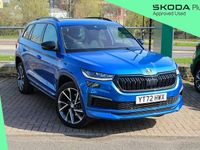 Used Skoda Kodiaq SportLine 187 HP (137 kW) 2022 Race blue metallic SUV