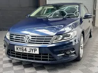 Used VW CC R-line 177 HP (130 kW) 2014 Blue Sedan