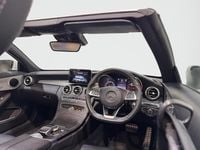 Used Mercedes C250 AMG line 204 HP (150 kW) 2017 White Cabriolet