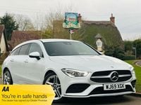 Used Mercedes CLA180 Shooting Brake AMG line 136 HP (100 kW) 2019 White Estate