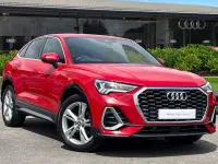 Used Audi Q3 S-Line 150 HP (110 kW) 2021 Red SUV