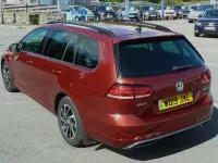 Used VW Golf VII Match 130 HP (95 kW) 2019 Red Estate