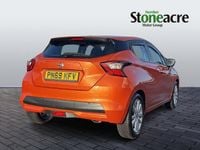 Used Nissan Micra Acenta 100 HP (73 kW) 2019 Orange Hatchback