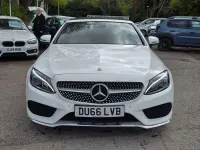 Used Mercedes C200 AMG line 184 HP (135 kW) 2016 White Cabriolet