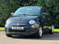 Used Fiat 500 Pop 69 HP (50 kW) 2016 Black Hatchback