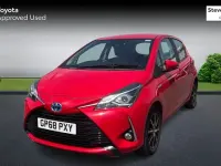 Used Toyota Yaris Hybrid 101 HP (74 kW) 2019 Red Hatchback