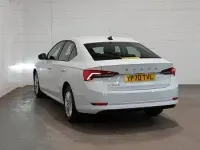 Used Skoda Octavia SE Technology 110 HP (80 kW) 2021 White Hatchback