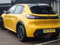 Used Peugeot e-208 GT 100 kW (136 HP) 2020 Yellow Hatchback