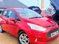 Used Ford B-MAX Zetec 90 HP (66 kW) 2013 Red MPV