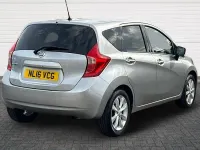 Used Nissan Note S 98 HP (72 kW) 2016 Silver Hatchback