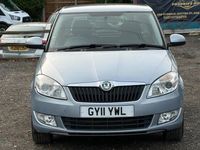 Used Skoda Fabia SE 105 HP (77 kW) 2011 Blue Hatchback