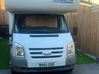 Used Ford Transit 140 HP (102 kW) 2011 White Cabriolet