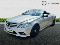 Used Mercedes E220 168 HP (123 kW) 2011 Silver Cabriolet
