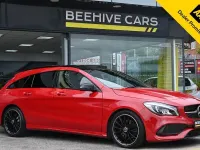 Used Mercedes CLA220 Shooting Brake AMG line 177 HP (130 kW) 2016 Red Estate