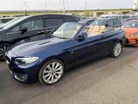 Used BMW 220 Luxury Line 184 HP (135 kW) 2016 Blue Cabriolet