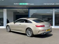 Used Mercedes E220 AMG Line Premium 194 HP (142 kW) 2018 Silver Coupe