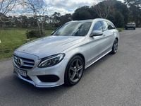 Used Mercedes C220 AMG line 170 HP (125 kW) 2015 Silver Estate