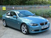 Used BMW 330 2009 Blue Coupe