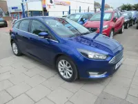 Used Ford Focus Titanium 2017 Blue Hatchback