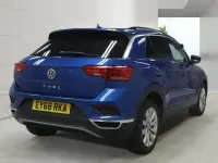 Used VW T-Roc SE 115 HP (84 kW) 2018 Blue SUV