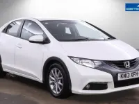 Used Honda Civic ES 2013 White Hatchback
