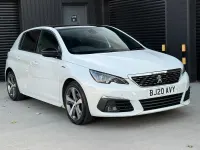 Used Peugeot 308 GT-line 2020 White Hatchback