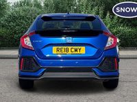 Begagnad Honda Civic SR 129 HK (94 kW) 2018 Blå Halvkombi