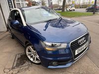 Used Audi A1 S-Line 143 HP (105 kW) 2014 Blue Hatchback