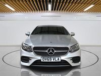 Used Mercedes E220 AMG line 194 HP (142 kW) 2019 Silver Coupe