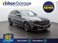 Used Mercedes C220 AMG line 194 HP (142 kW) 2020 Grey Estate