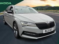 Used Skoda Superb SportlinePlus 187 HP (137 kW) 2021 Grey Estate