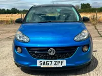 Used Vauxhall Adam S 70 HP (51 kW) 2017 Blue Hatchback