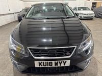 Used Seat Leon FR 125 HP (91 kW) 2018 Black Hatchback