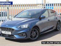 Used Ford Focus ST-Line 125 HP (91 kW) 2019 Blue Hatchback