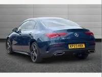 Used Mercedes CLA200 AMG Line Premium 161 HP (118 kW) 2023 Blue Coupe