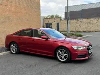 Used Audi A6 S-Line 190 HP (139 kW) 2014 Red Sedan