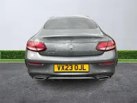 Begagnad Mercedes C200 AMG line 2023 Grå Sportkupé