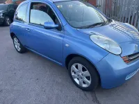 Used Nissan Micra 87 HP (63 kW) 2003 Blue Hatchback