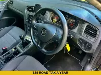 Used VW Golf VII S 85 HP (62 kW) 2013 Black Hatchback