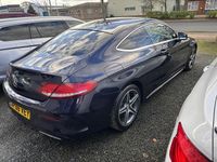 Used Mercedes C220 AMG line 2016 Blue Coupe